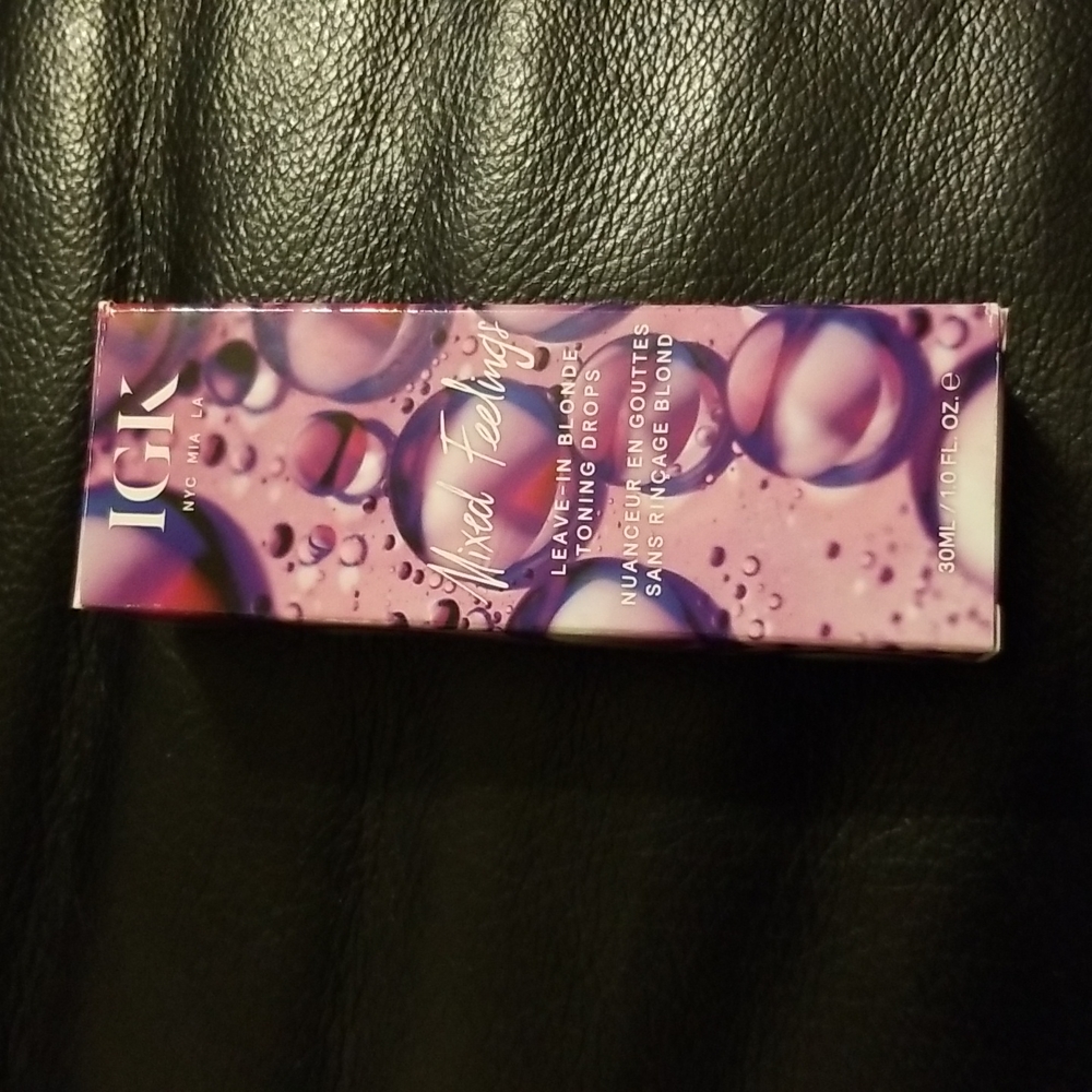 COPY - IGK Mixed Feeling Leave in Blonde Toning Drops. BNIB